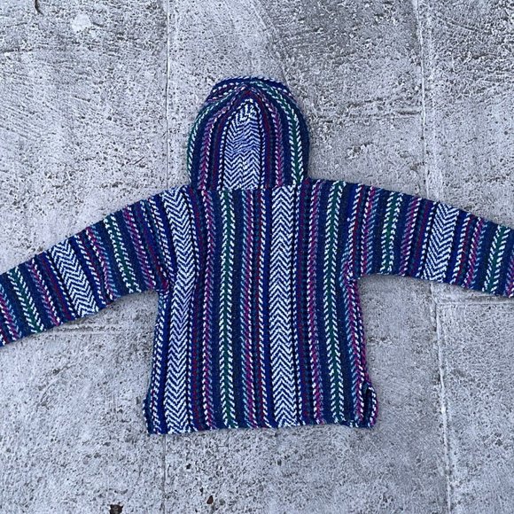 BAJA JOE Kids Jacket Hoodie Warm Winter Mexican Sweatshirt Size S kid - Picture 5 of 6